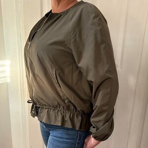 Zara Khaki Women's Bomber Jacket